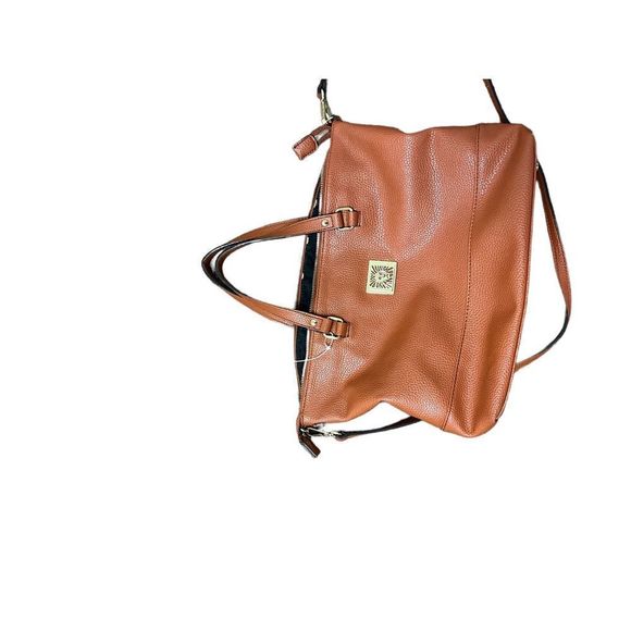 Anne Klein Coral Colored Purse with long strap - Picture 1 of 3